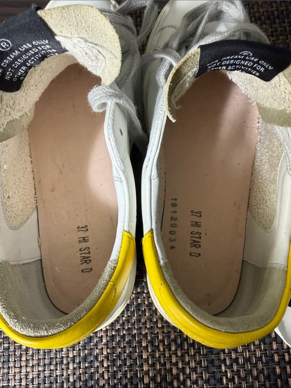 Golden Goose Hi Star Leather Sneakers - Picture 9 of 16